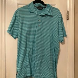 Ralph Lauren Short Sleeve Teal Polo Men Size M